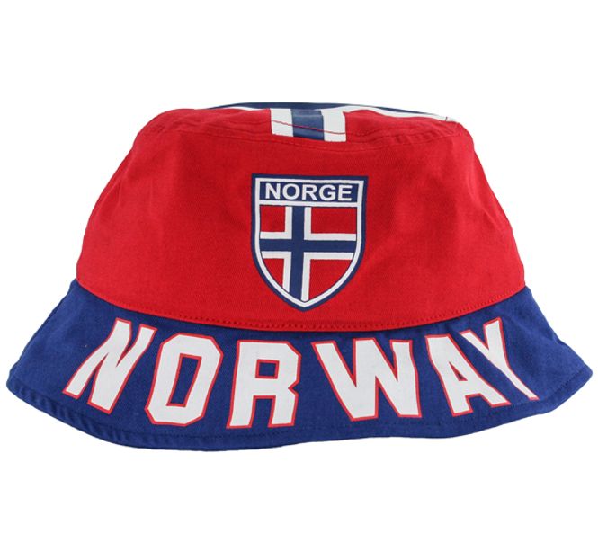 Main Image Bucket hat Norway red/blue