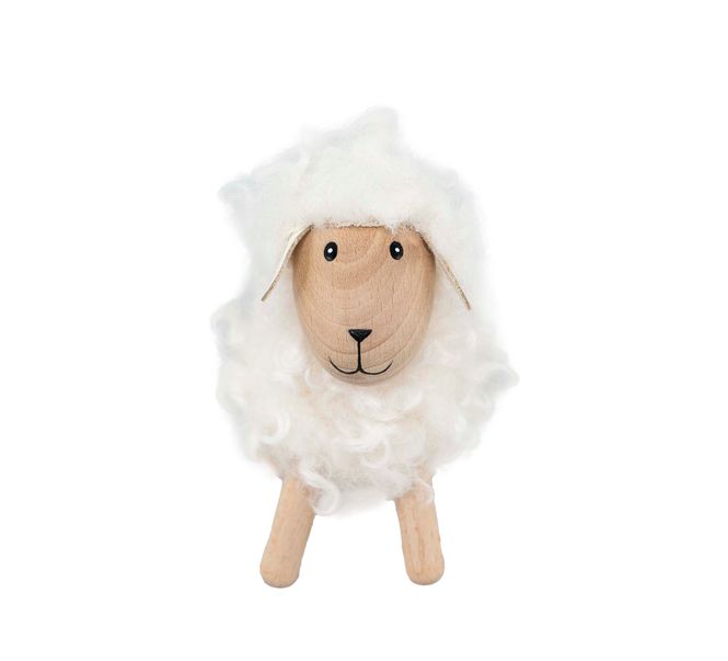 Hovedbilde Sau av tre, fluffy, liten