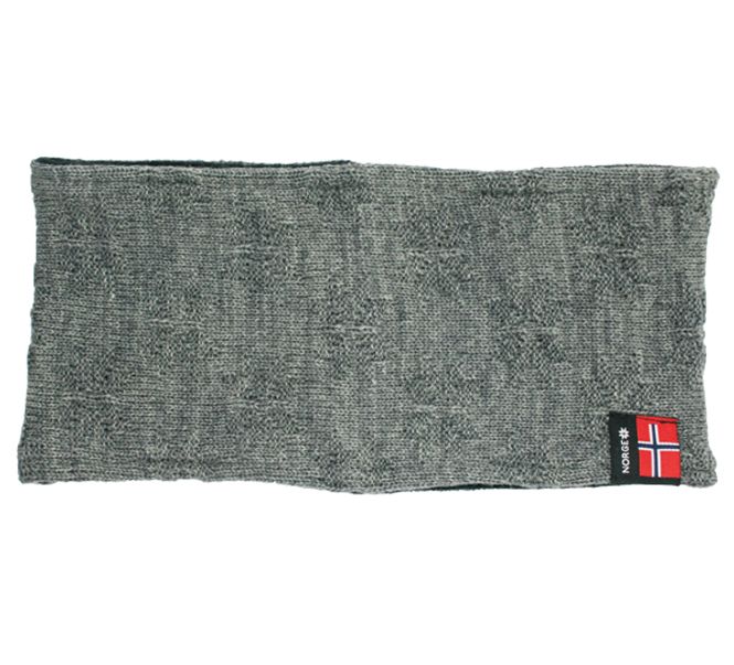 Main Image Headband with purl stitch rose grey