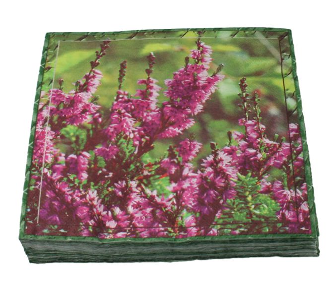 Hovedbilde Servietter, Røsslyng, Flora