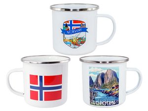 Enamel mugs