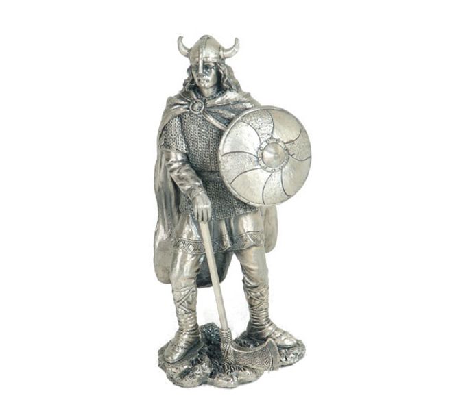 Main Image Viking with shield , pewter