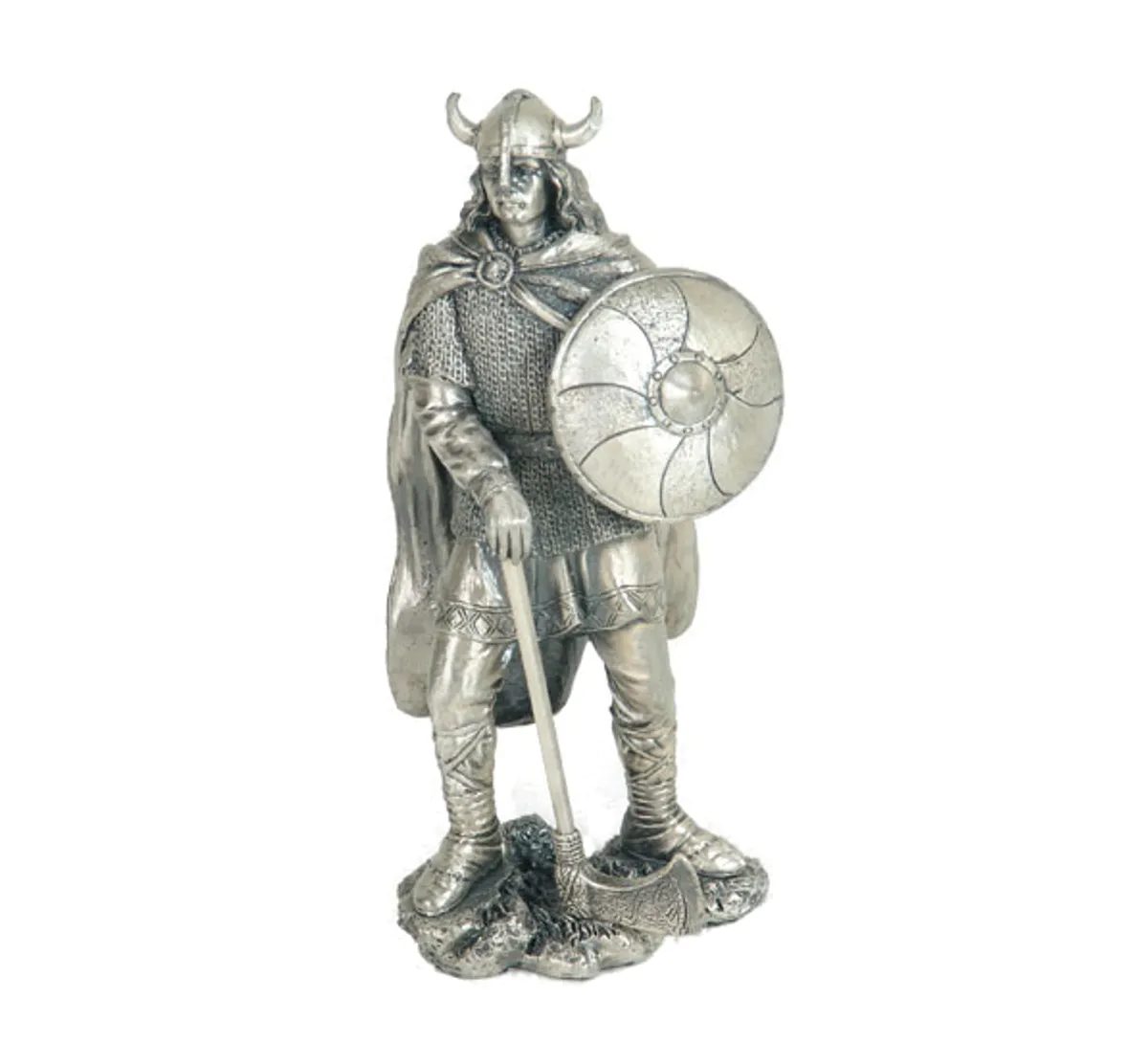Viking med skjold, tinn