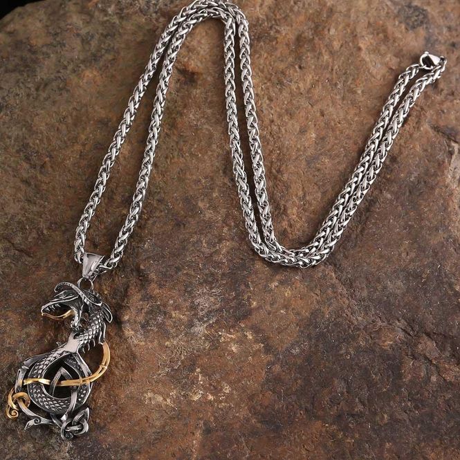Main Image Viking necklace, Dragon