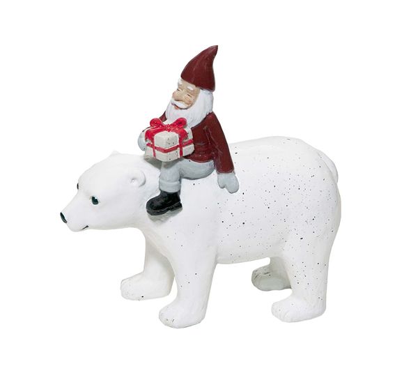 Main Image Santa on a polar bear, Harvesttime