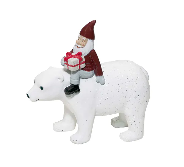 Main Image Santa on a polar bear, Harvesttime