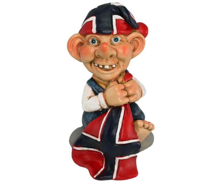 Main Image Troll med flagglue og flagg