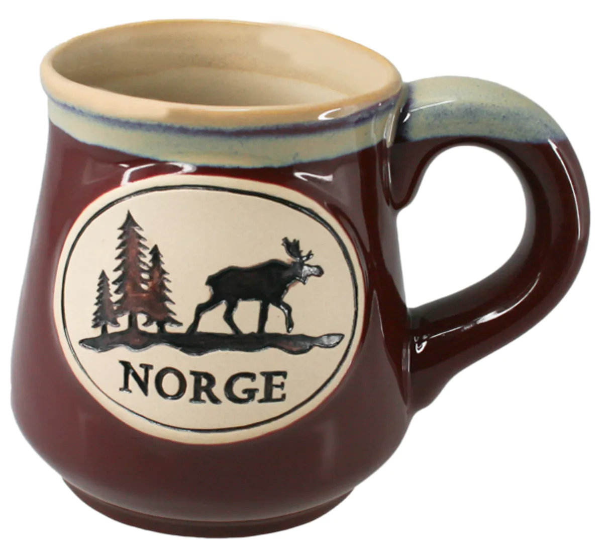 Krus med elg i skogen