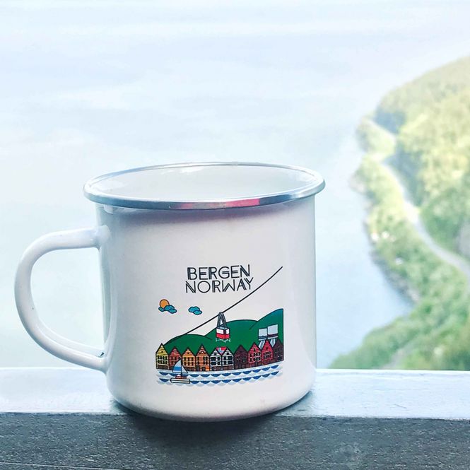 Main Image Enamel mug, Bergen 