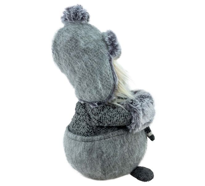 Main Image Girl with fluffy hat and mittens