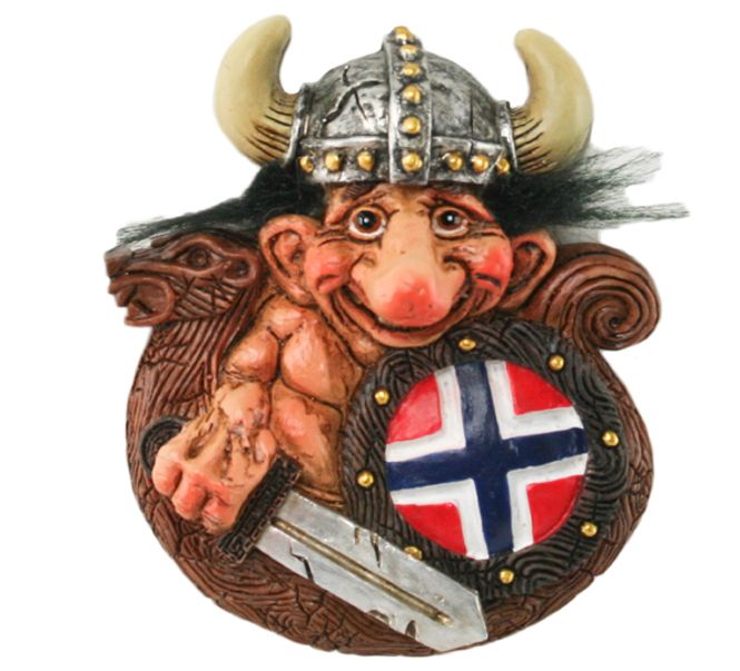 Hovedbilde Magnet, Troll i vikingskip