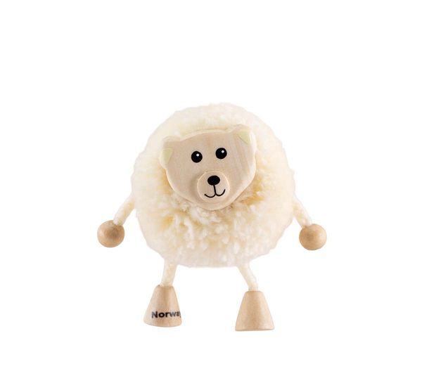 Hovedbilde Magnet, pompom isbjørn dinglebein