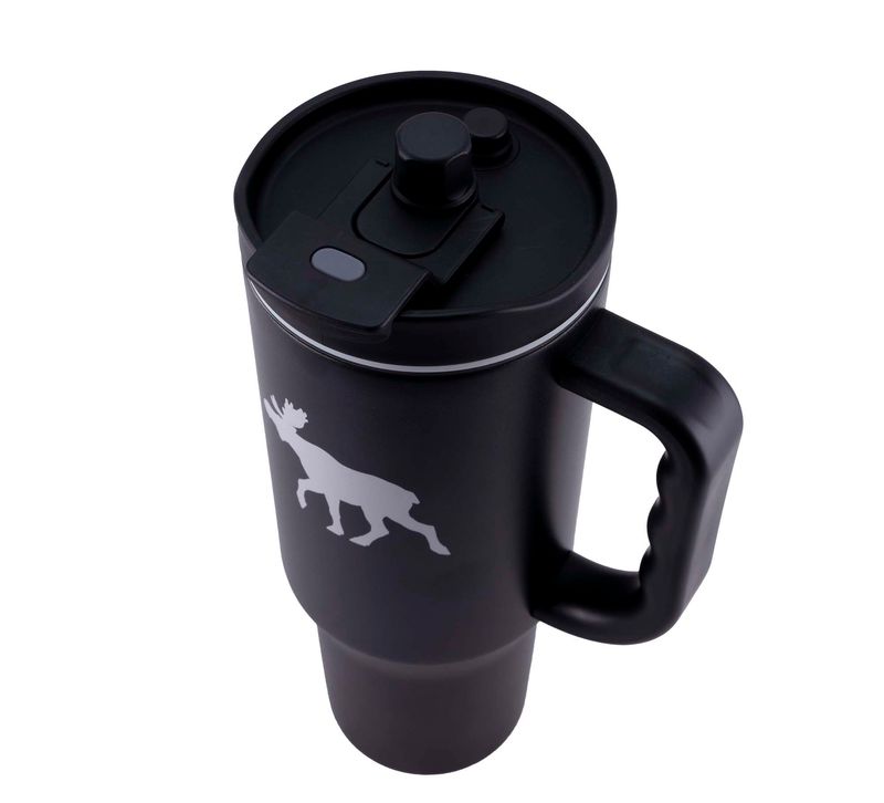 Tumbler, Elg, sort