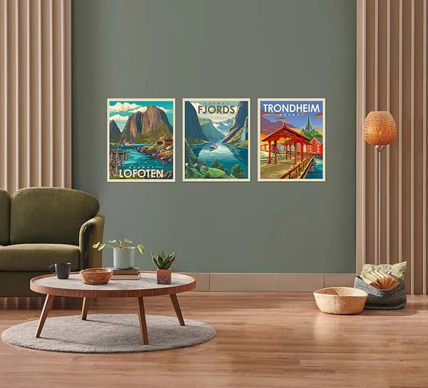 Hovedbilde Poster Trondheim, retro