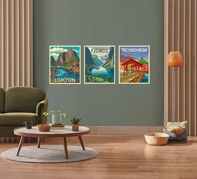 Hovedbilde Poster Trondheim, retro