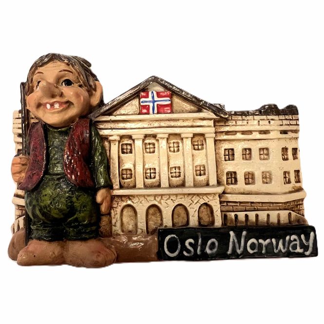 Hovedbilde Magnet, Troll foran Slottet