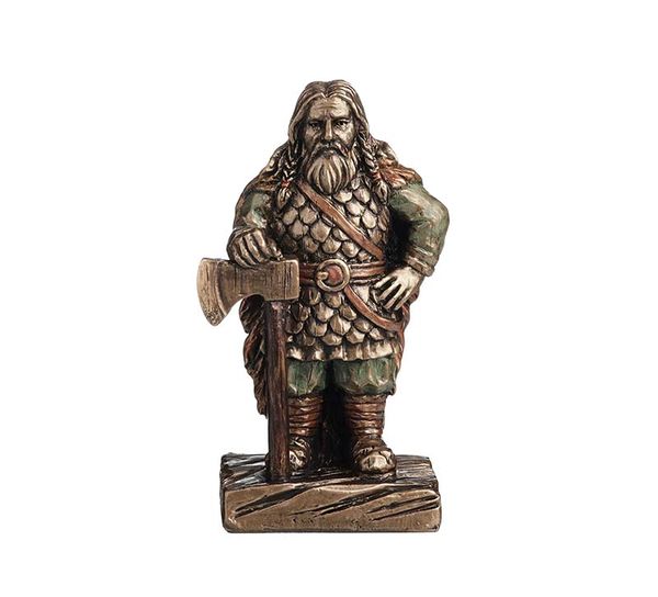 Hovedbilde Vikingfigur, Geirmund the Ormgeir, bronsefarget