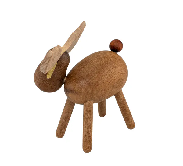 Main Image Moose made of wood, dark beech, small