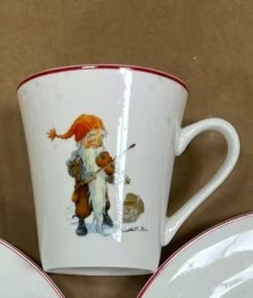 Main Image Mug, Santa playing the violin 'Midthun' No. 16