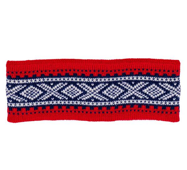 Main Image Woollen headband, MARIUS® pattern, blue