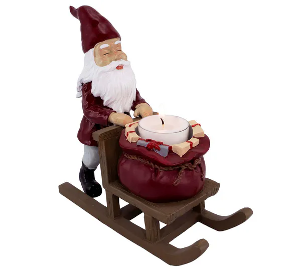 Main Image Santa on a kick-sleigh, Harvesttime