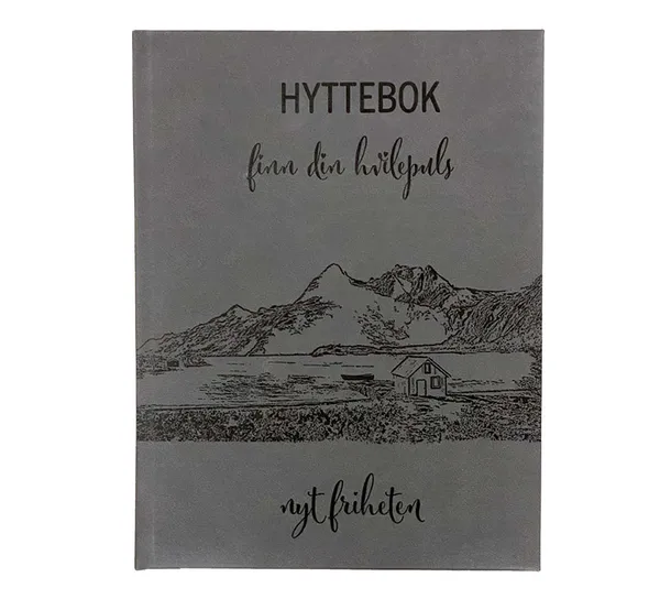 Hovedbilde Hyttebok, grå
