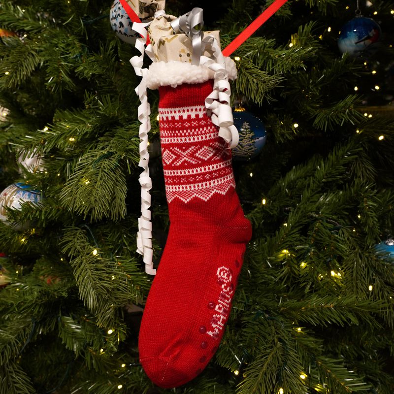 Snuggle sock, MARIUS® pattern, red/white