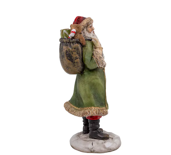 Main Image Father Christmas with a green coat, small