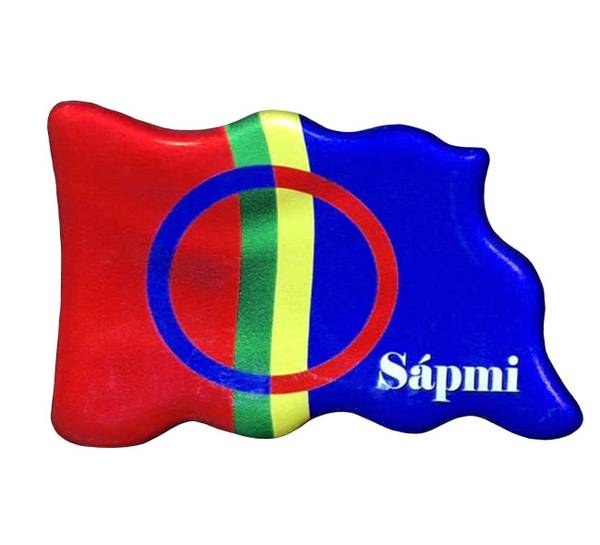 Hovedbilde Magnet, sameflagg Sápmi