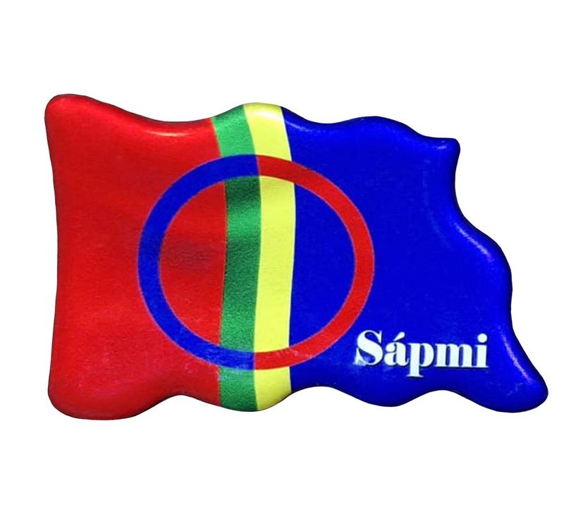 Magnet, sameflagg Sápmi