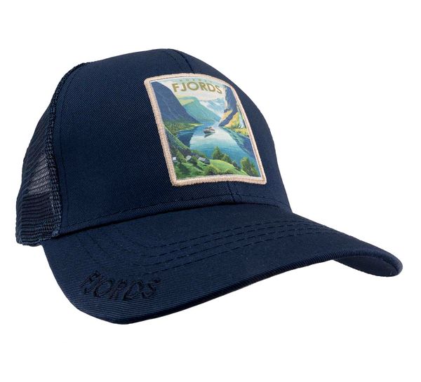 Main Image Trucker cap, Fjords, retro