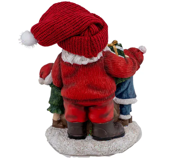 Main Image Santa with kids and bag