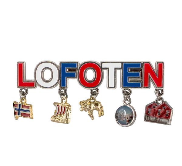 Main Image Metal magnet with pendants, 'Lofoten'