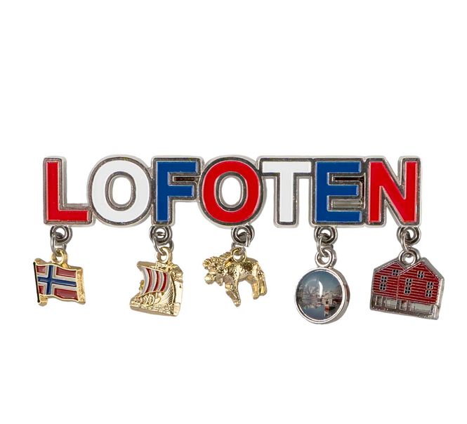 Main Image Metal magnet with pendants, 'Lofoten'