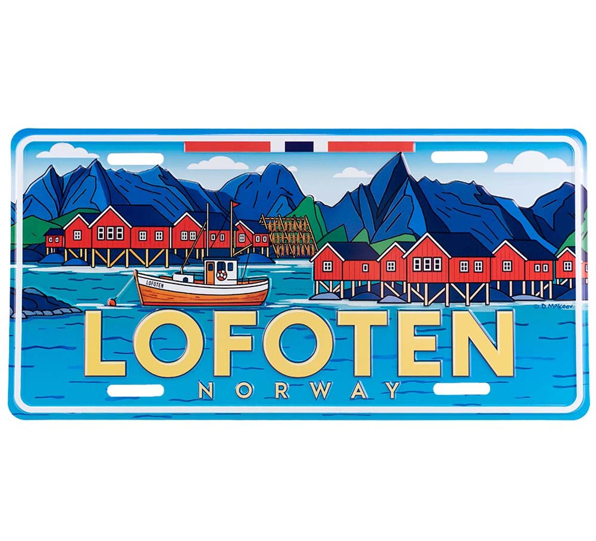 Skiltplate, Lofoten