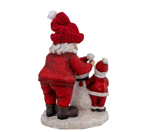 Main Image Santa, kid and snowman