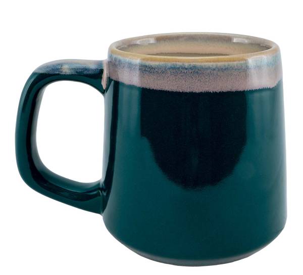 Hovedbilde Keramikkrus med Thors hammer, petrol