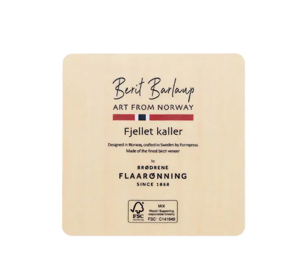 Hovedbilde Glassbrikke i bjørkelaminat, Oppover, Fjellet ...