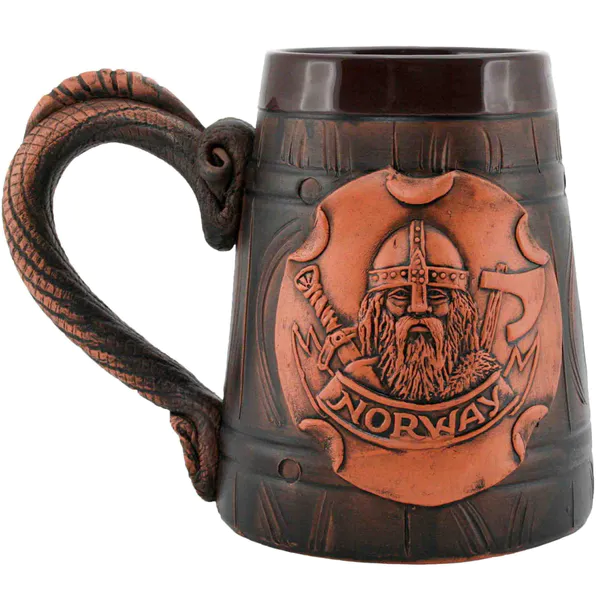 Hovedbilde Krus 1,2L, håndlaget keramikk, Viking