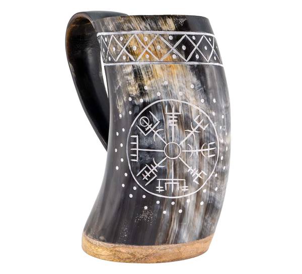 Main Image Viking mug of horn, Wayfinder