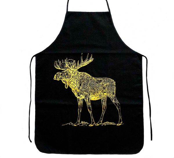 Main Image Apron, Golden Moose